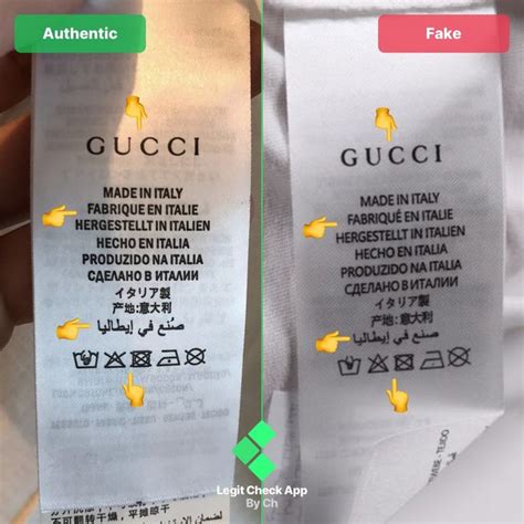 gucci t shirt wash tag|Gucci t shirt authentication.